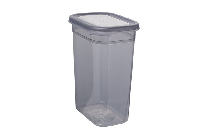 Hermia BNMPEGYAR12-481115 Juego de 12 Cajas de Almacenaje de Plástico Color Antracita